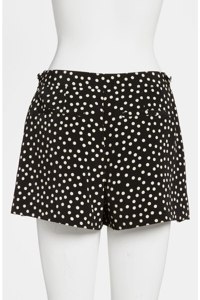 'Lady Town' Curved Yoke Tap Shorts, Alternate, color, STEEL COMBO