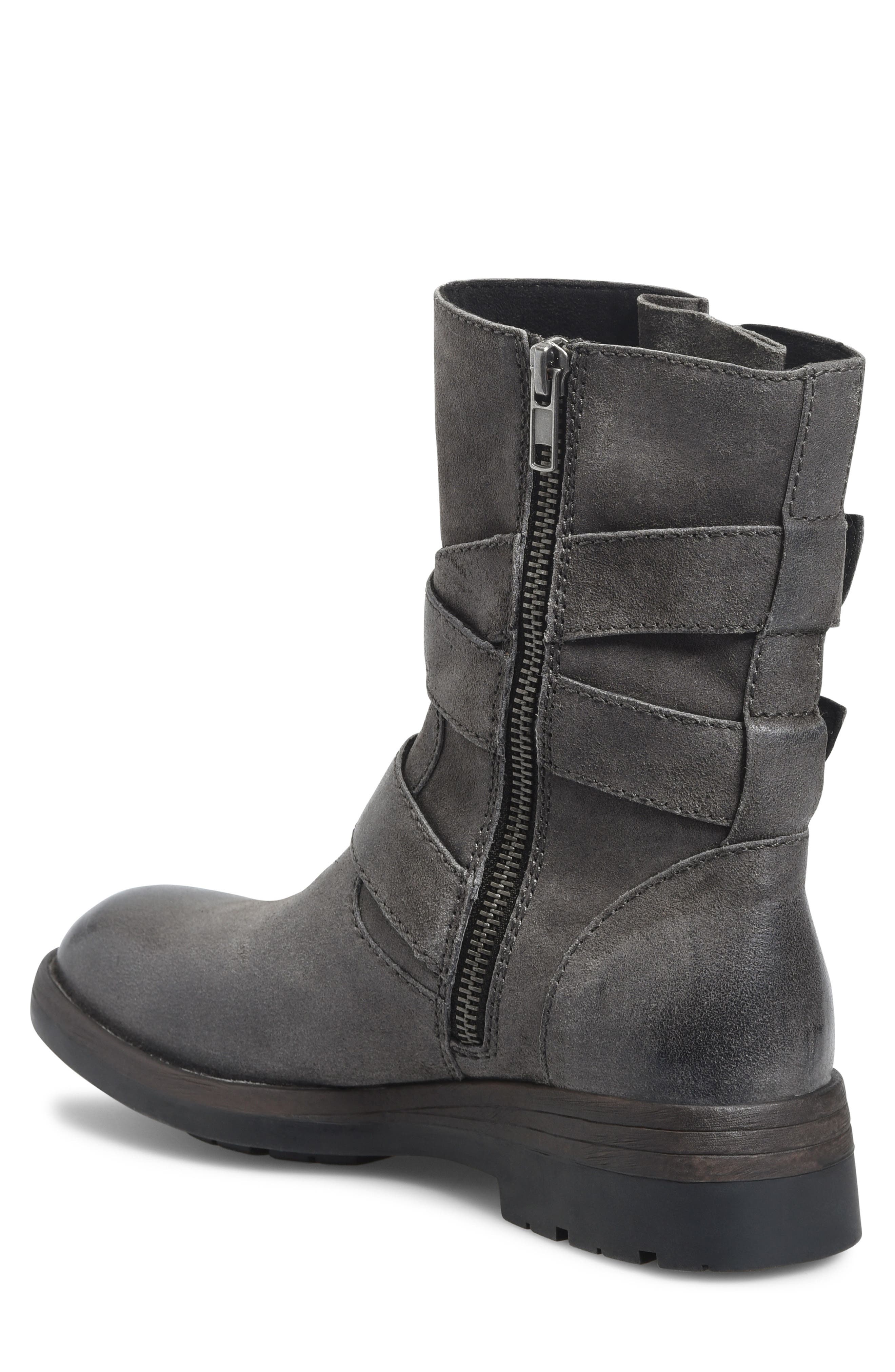 Mayne Bootie, Alternate, color, DARK GREY DISTRESSED LEATHER