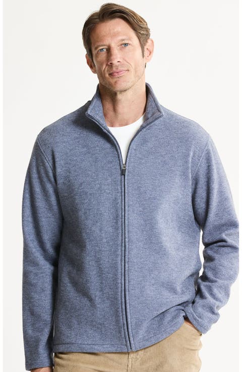 Wool Blend Knit Full Zip
