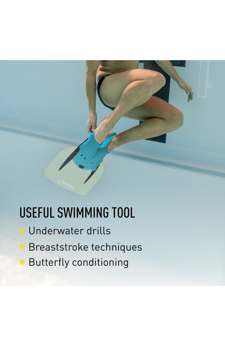 FINIS Shooter Fiberglass Monofin for Adults Builds Core Strength Dolphin Kick Speed Swim Training Fin, Alternate, color, Green
