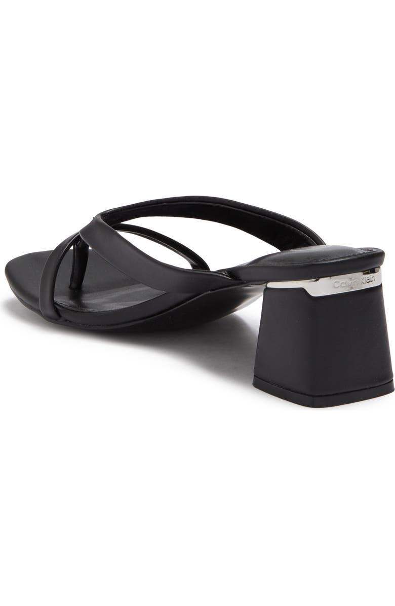 Calvin Klein Umia Thong Block Heel Sandal, Alternate, color,