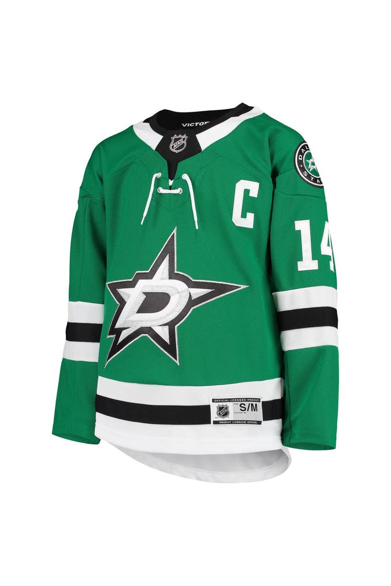 Youth Jamie Benn Kelly Green Dallas Stars Home Premier Player Jersey, Alternate, color, Kelly Green