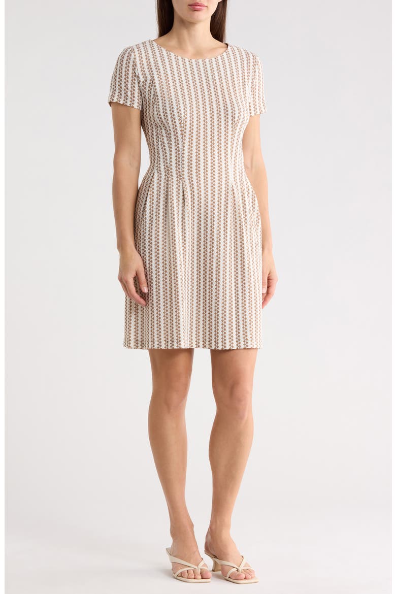 Novelty Knit Dress, Main, color, NATURAL