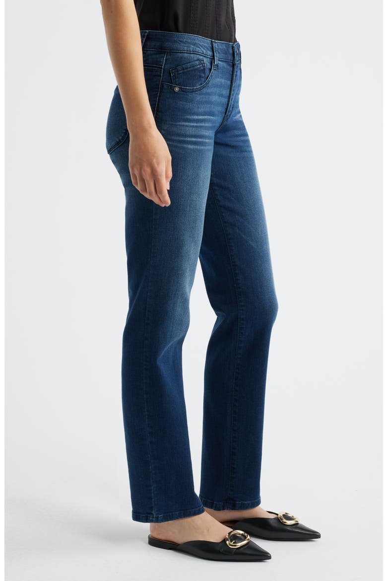 Sawyer Straight Leg Jeans, Alternate, color, INDIGO