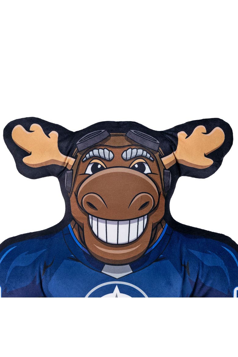 Winnipeg Jets Mick E. Moose 24" Mascot Bleacher Buddy, Alternate, color, None