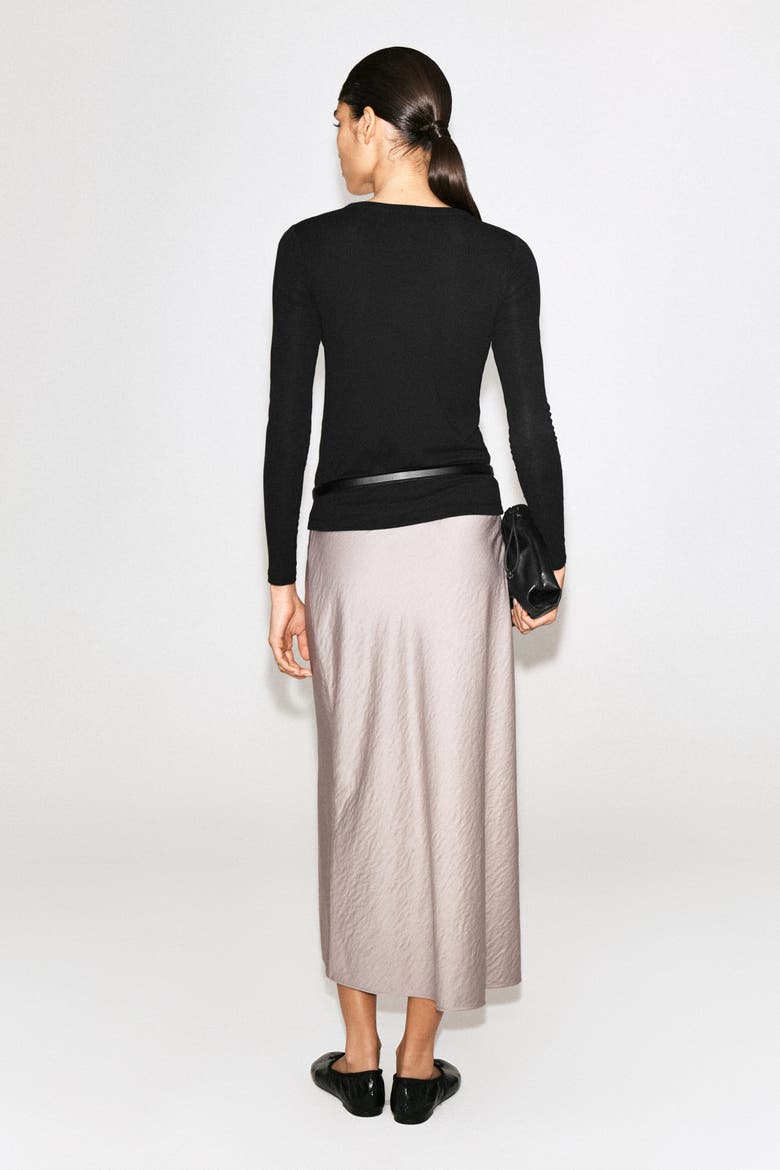 Jersey Cardigan Top, Alternate, color, BLACK