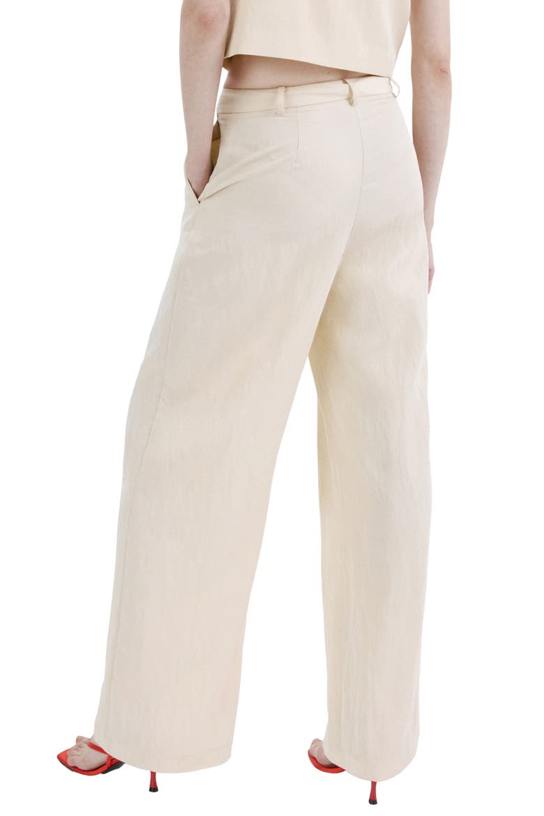 Tailored Straight Leg Pants, Alternate, color, LIGHT/ PASTEL GREY