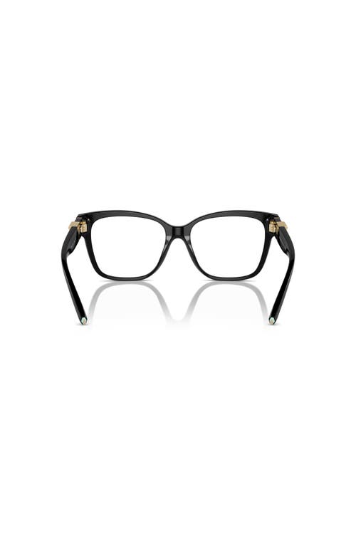 Tiffany & Co . 52mm Square Optical Glasses In Black