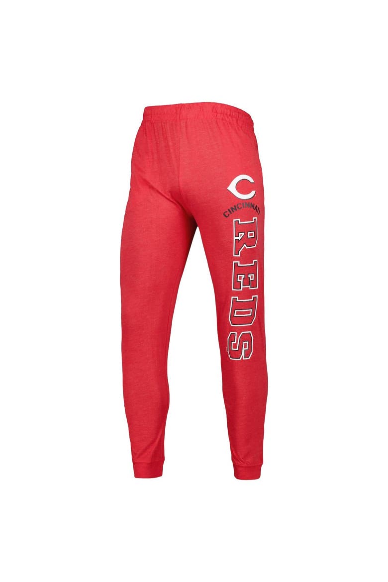 Men's Concepts Sport Heather Red/Heather Charcoal Cincinnati Reds Meter Hoodie & Joggers Set, Alternate, color, Red