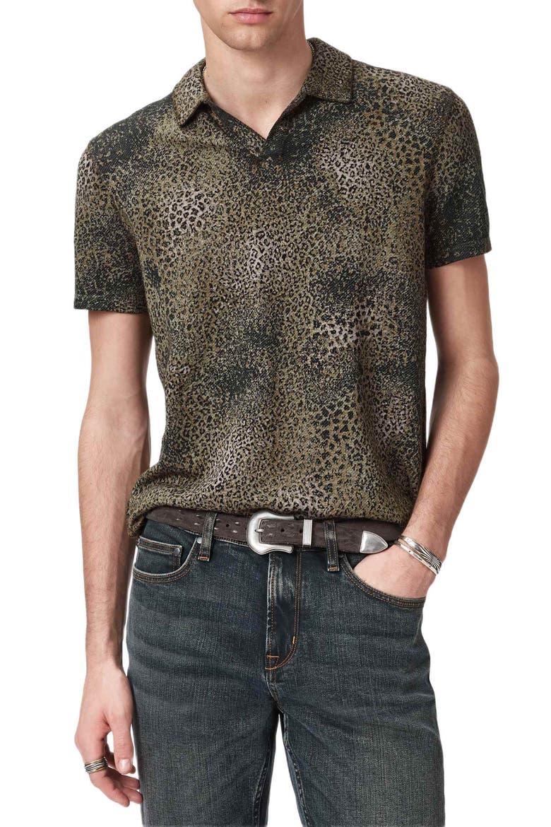 Perkins Johnny Collar Polo, Main, color, HAZE GREY