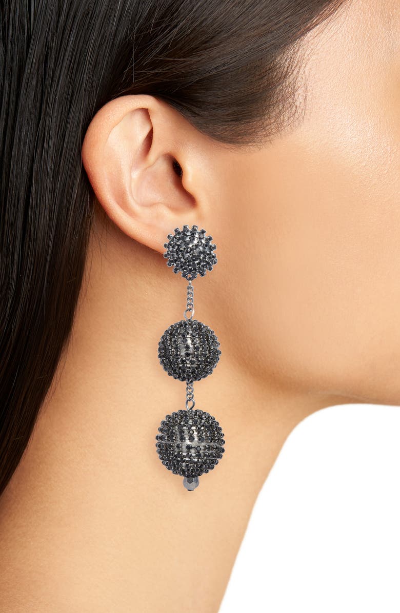 Tasha Crystal Ball Drop Earrings, Alternate, color, 