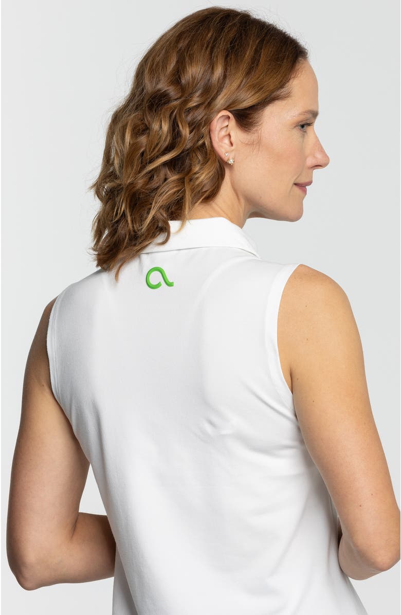 AVI Clubhouse Pickleball Polo, Alternate, color, White Lotus