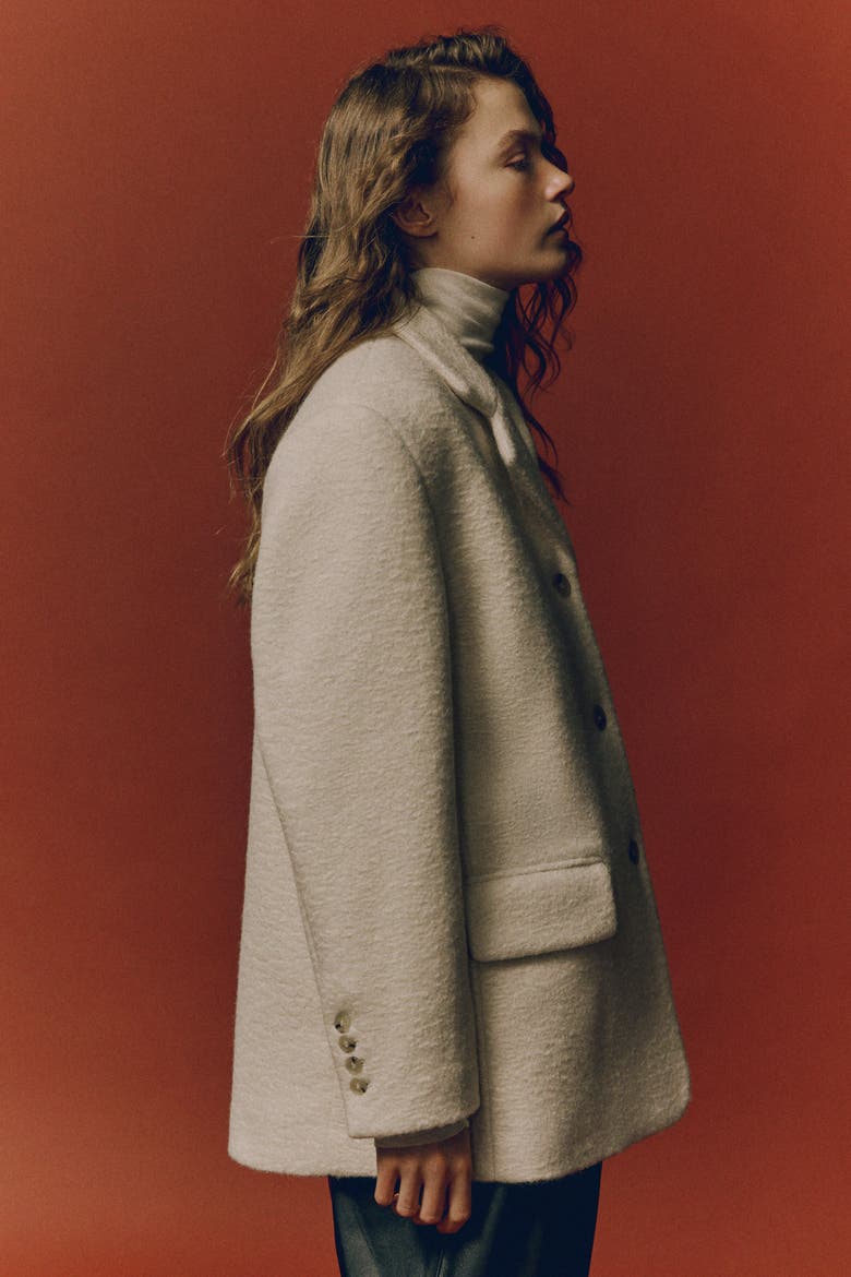 Single-breasted Blazer, Alternate, color, Light beige