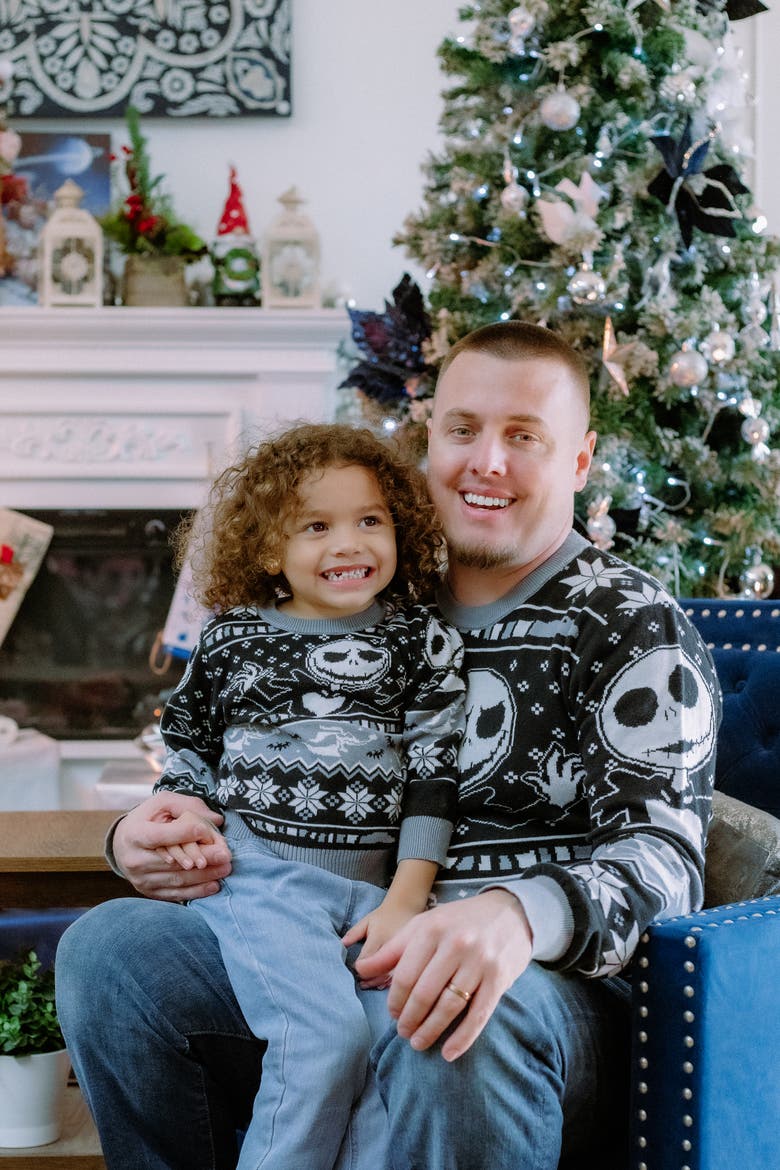 Nightmare Before Christmas Holiday Sweater, Alternate, color, Jack Skellington Black