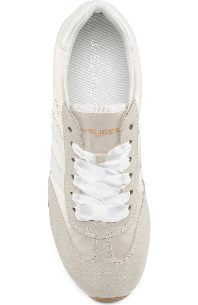 JSlides Low Top Sneaker, Alternate, color, White/ Silver