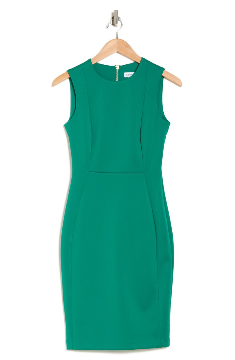 Calvin Klein Princess Seam Sheath Dress, Alternate, color,