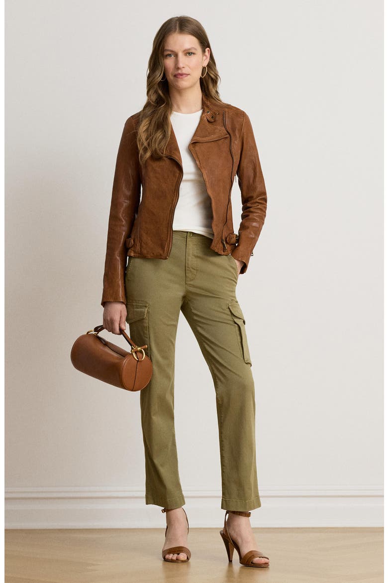 Crop Straight Leg Cargo Pants, Alternate, color, LIGHT AGAVE GREEN