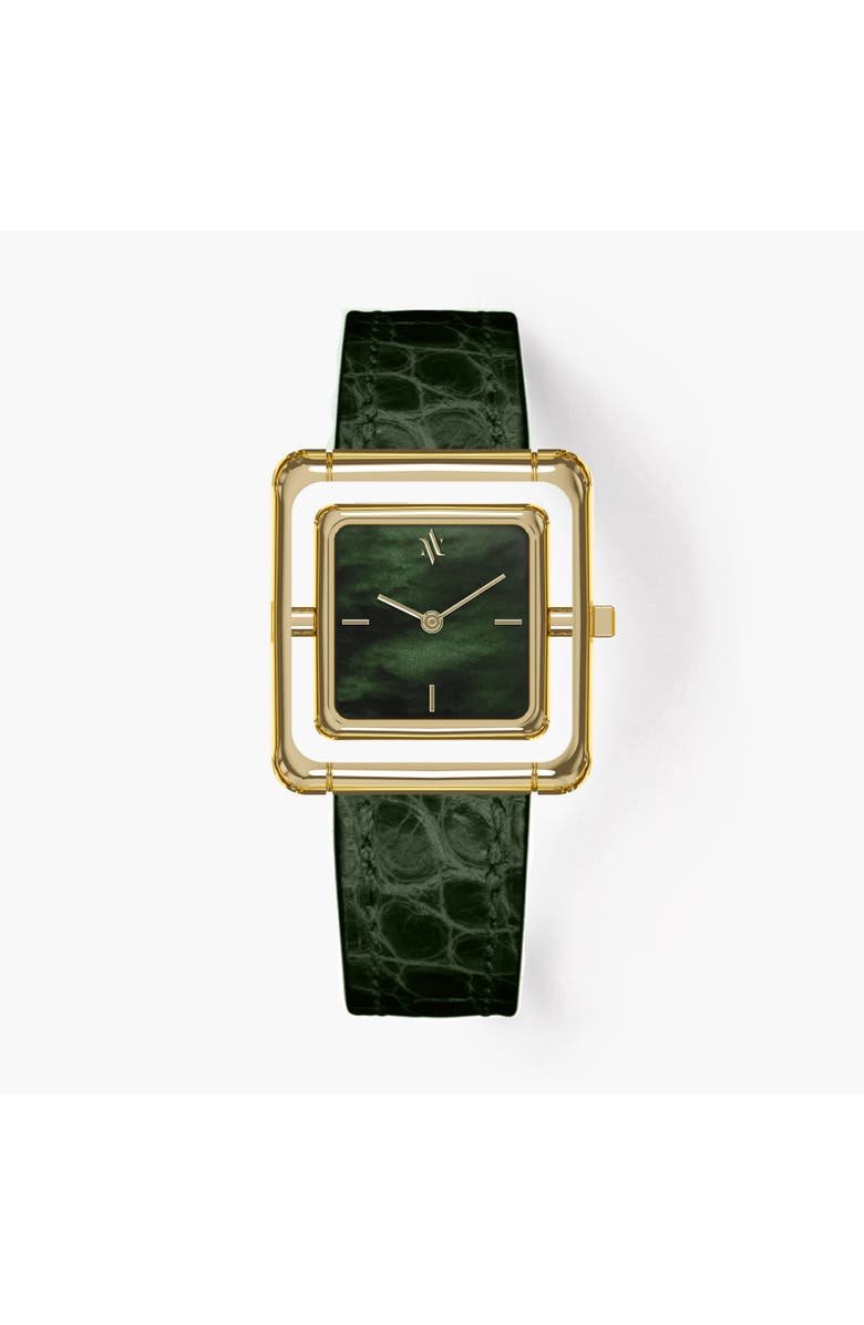 VANNA Umbra Aurora Pearl Watch, Main, color, Green Pearl-Gold