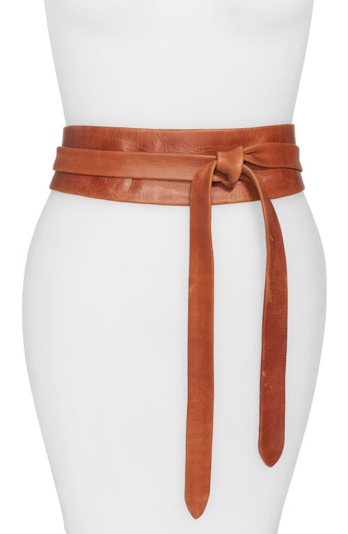 Ada Classic Wrap Belt in Cognac  product