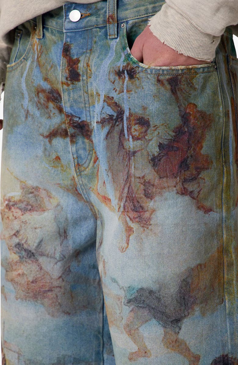 mnml Ultra Baggy Denim Shorts, Alternate, color, 