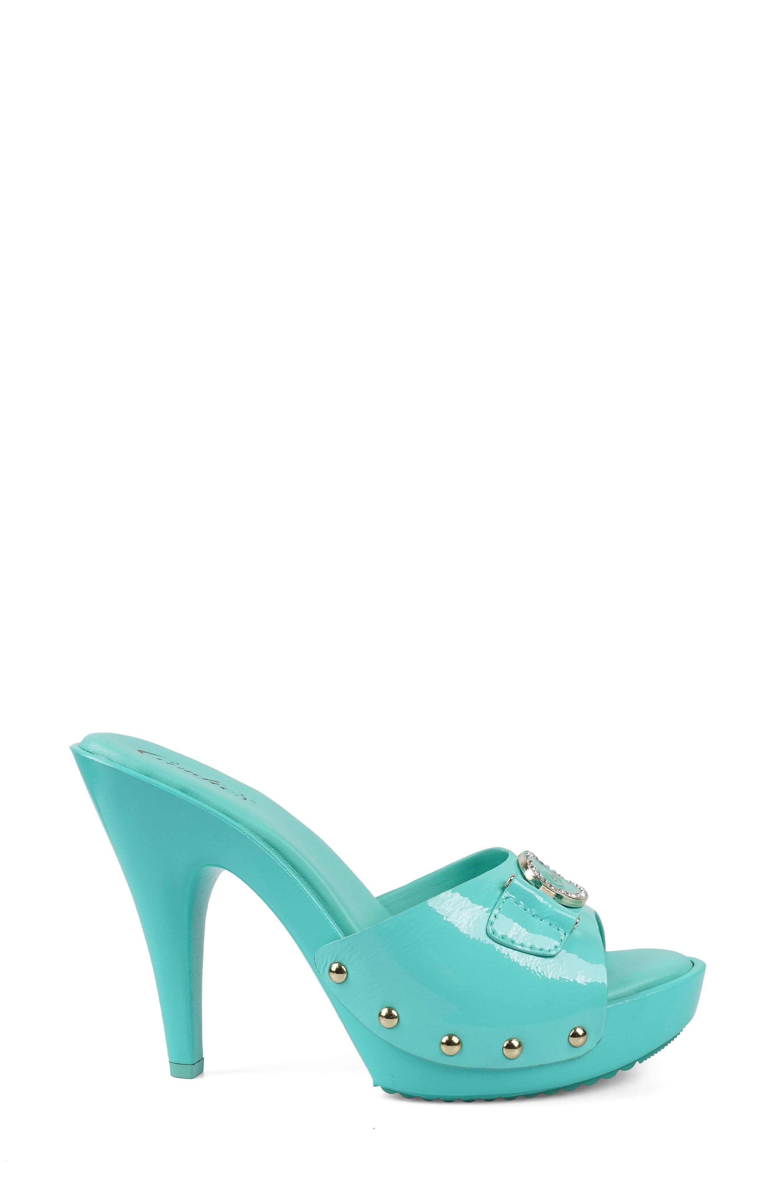 Candie's Lorenna Platform Sandal, Alternate, color, Green