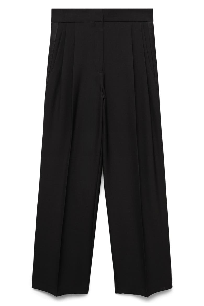 Straight Leg Suit Pants, Alternate, color, BLACK