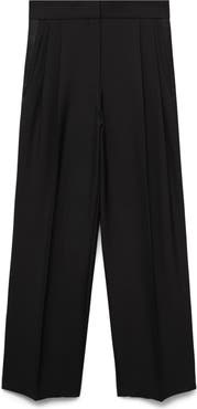 MANGO Straight Leg Suit Pants