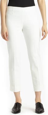 Lafayette 148 New York Lexington Stretch Cotton Crop Pants