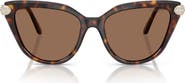 Swarovski SK6039F 56mm Cat Eye Sunglasses