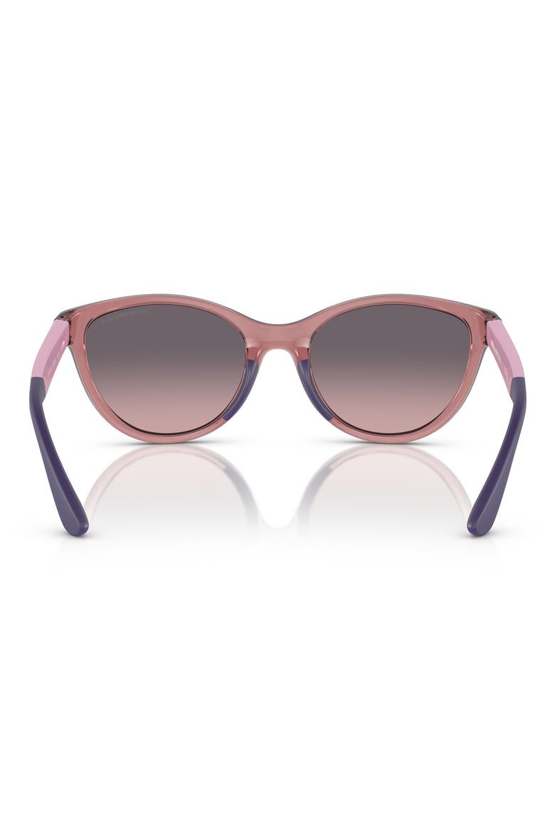 Kids' 48mm Cat Eye Sunglasses, Alternate, color, LILLAC / PINK GRADIENT GREY