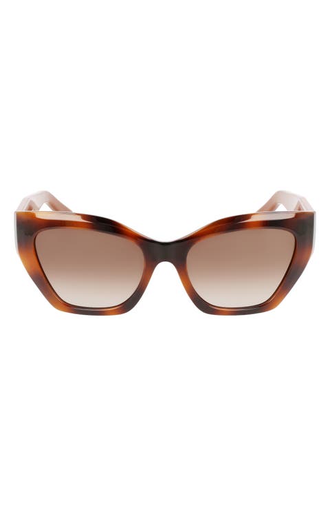 Gancini 54mm Rectangular Sunglasses