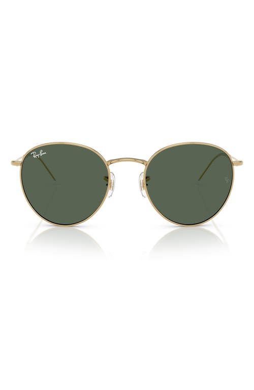 Ray Ban Ray-ban Reverse 53mm Phantos Sunglasses In Gold Flash