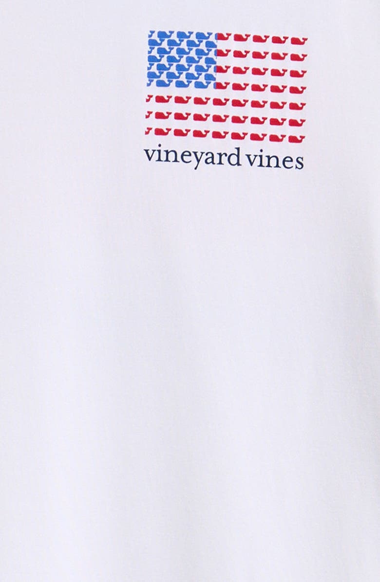 vineyard vines Kids' American Flag Performance Graphic T-Shirt, Alternate, color, 