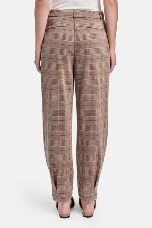 Capsule 137 The San Marco Pant In Plaid In Brown