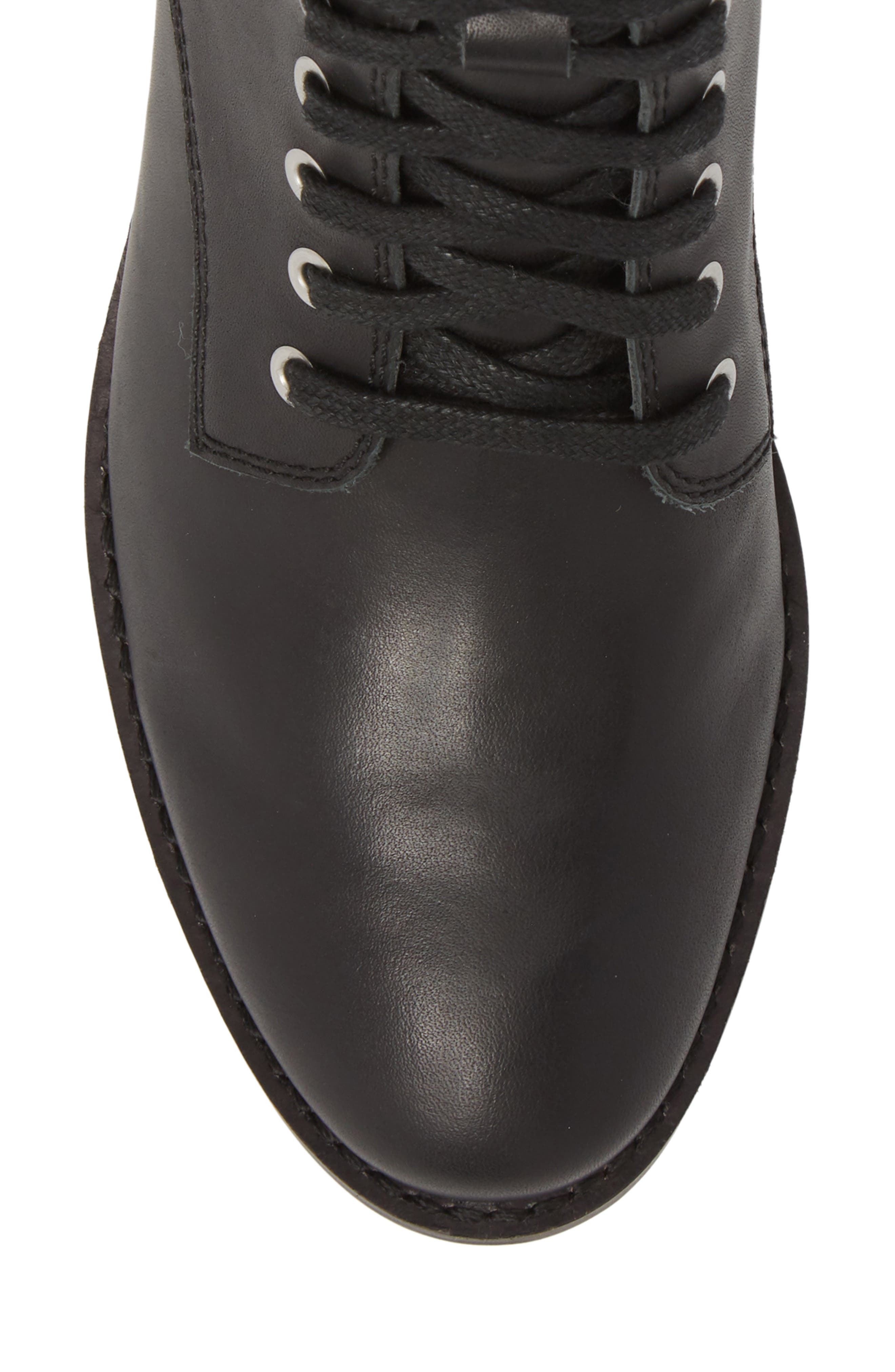Hestawn Moto Bootie, Alternate, color, BLACK LEATHER