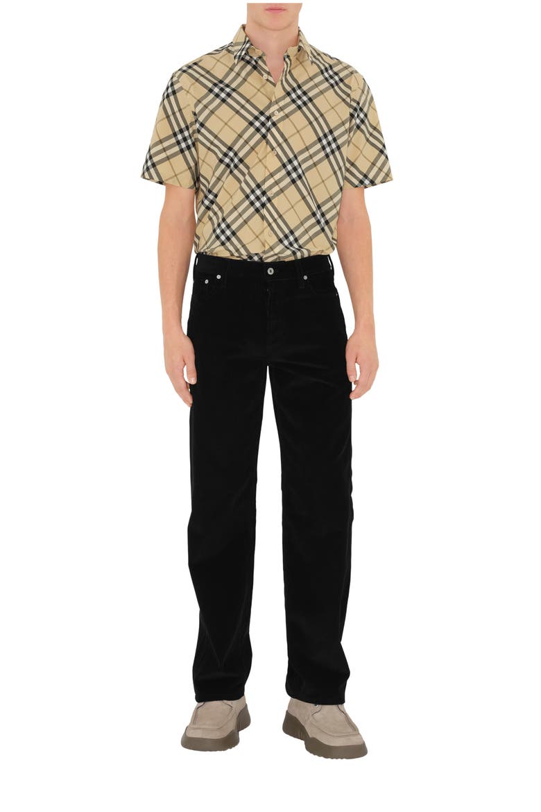 Regular Fit Check Cotton Shirt, Main, color, Grain