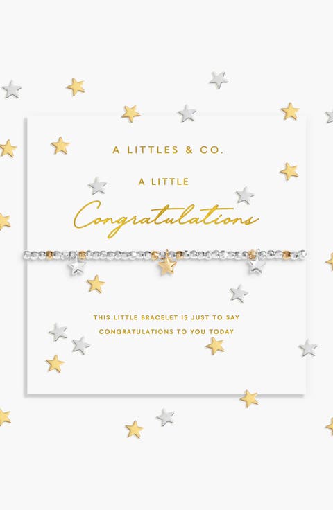 Sparkle Confetti A Little 'Congratulations' Bracelet