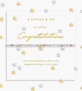 A Littles & Co Sparkle Confetti A Little 'Congratulations' Bracelet