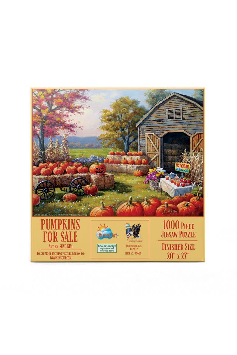 Pumpkins for Sale 1000 piece Jigsaw Puzzle for Adults, Alternate, color, Multicolor