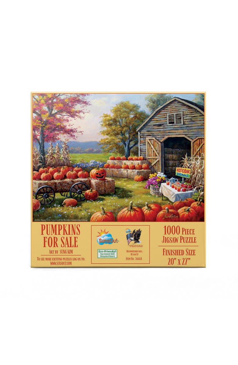 Sunsout Pumpkins for Sale 1000 piece Jigsaw Puzzle for Adults, Alternate, color, Multicolor