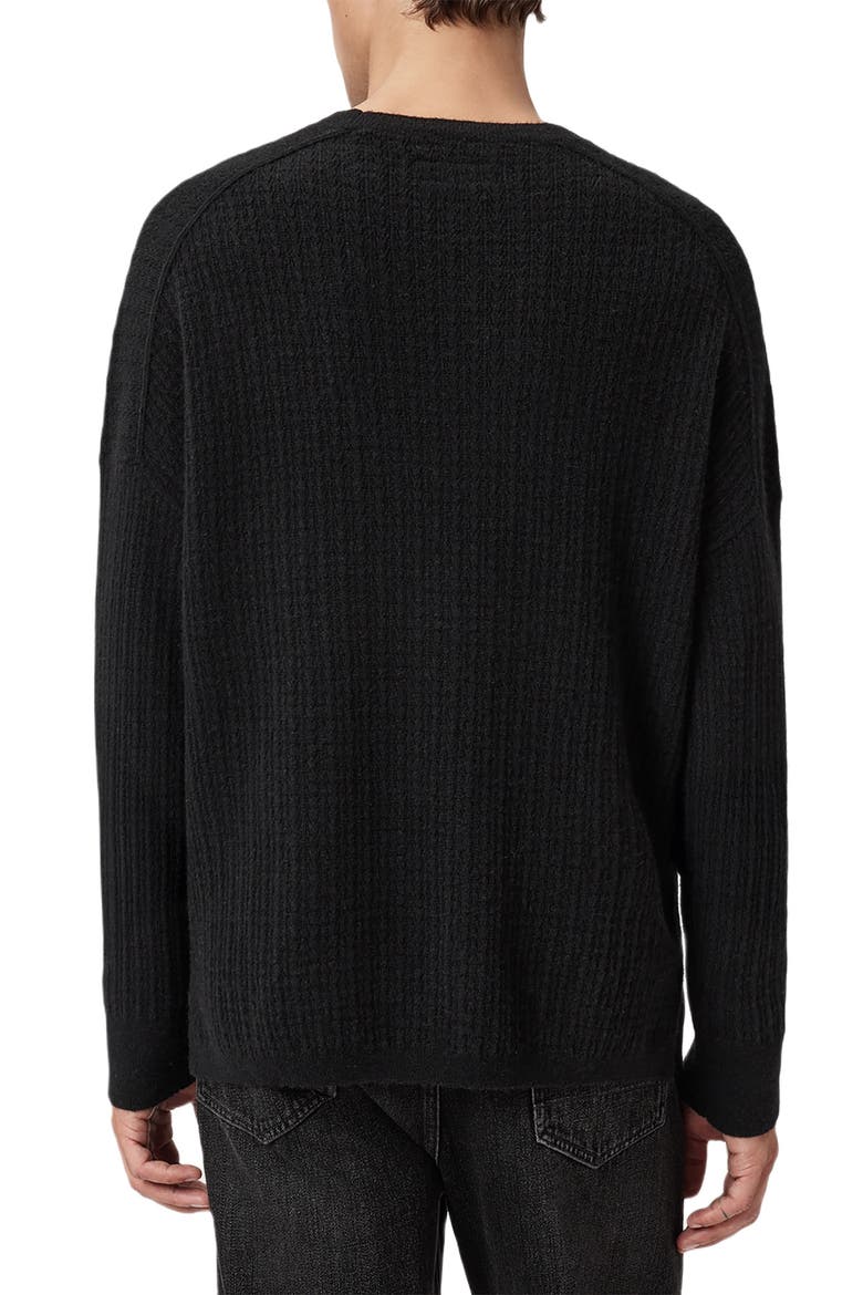 Jakob Wool & Alpaca Blend Sweater, Alternate, color, BLACK