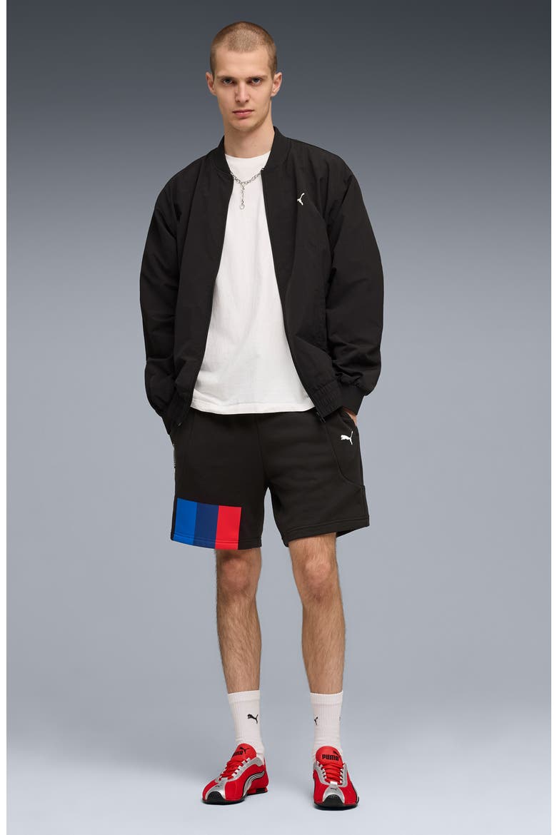 BMW MMS PUMATECH Motosport Shorts, Alternate, color, PUMA BLACK