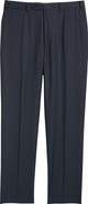 Canali Siena Regular Fit Super 130s Wool Solid Dress Pants