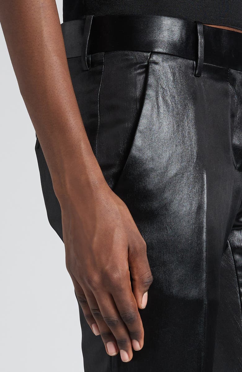 TOM FORD Tailored Liquid Satin Skinny Ankle Pants, Alternate, color, 