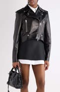 Balenciaga Leather Biker Jacket