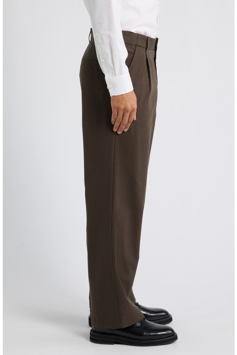Savalentin Wide Leg Pleated Pants, Alternate, color, DELICIOSO