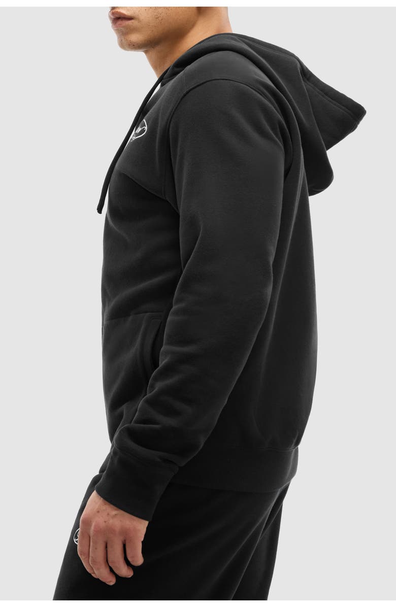 Peloton Soft Fleece Full Zip Hoodie, Alternate, color, Black