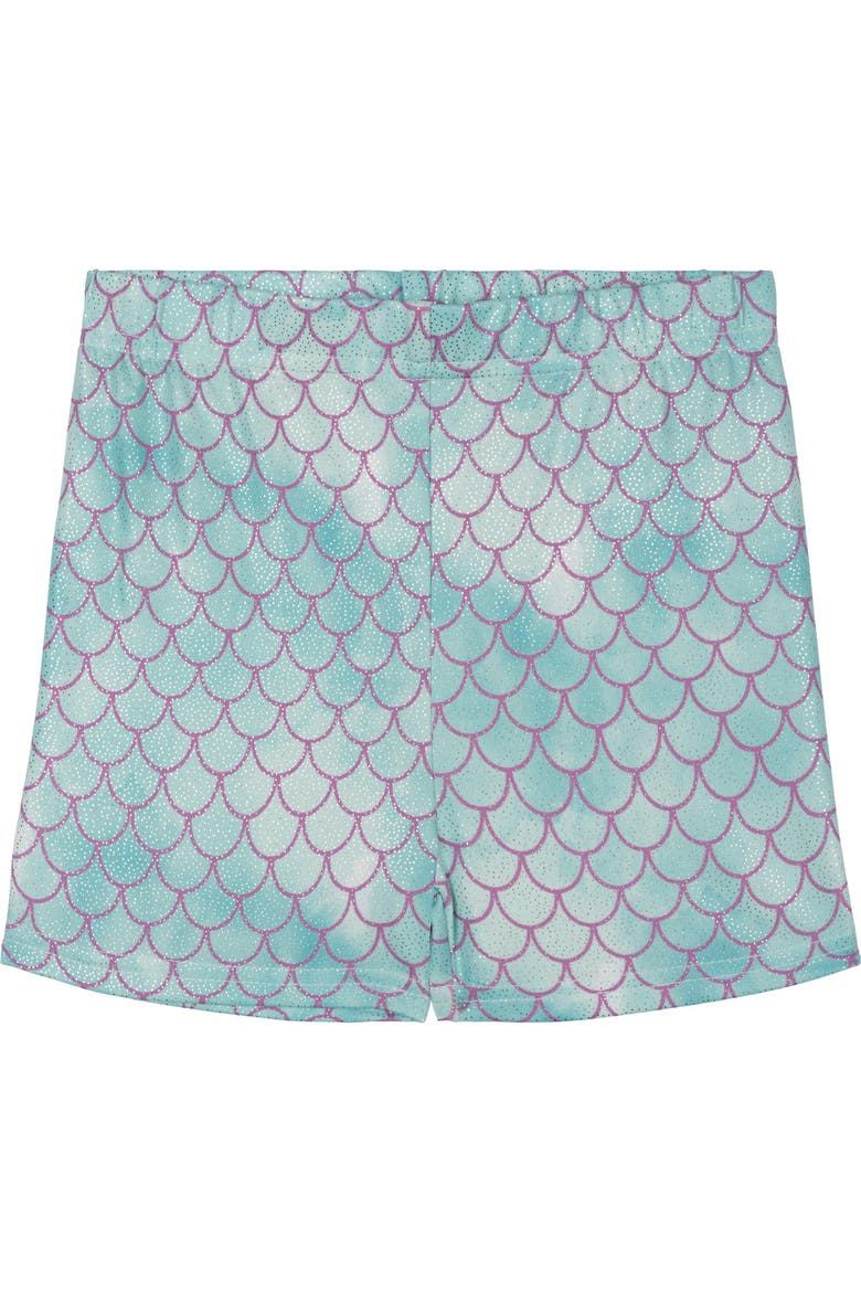 The Little Mermaid Princess Ariel Gymnastics Leotard and Shorts Set, Alternate, color, Teal Ariel