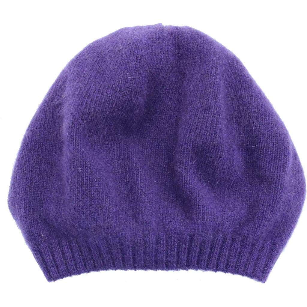 Portolano Solid Cashmere Beret In Multi