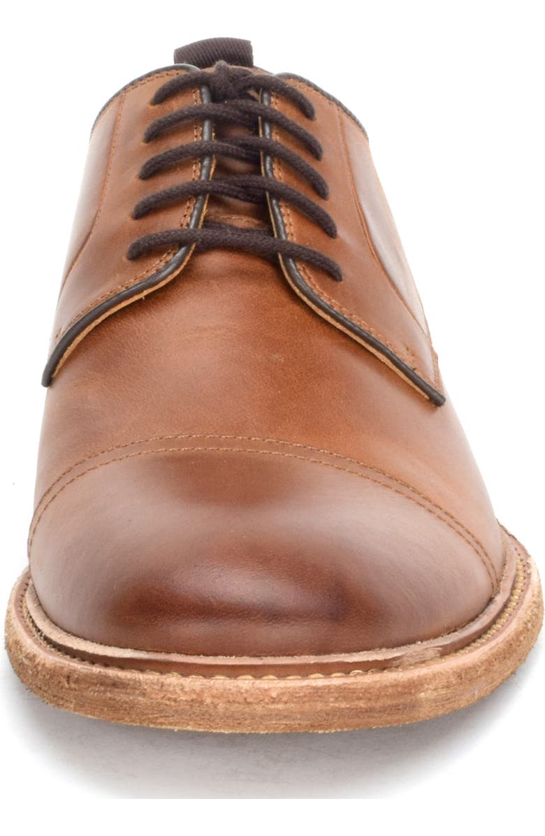 Warfield & Grand Clement Cap Toe Derby, Alternate, color, Cognac